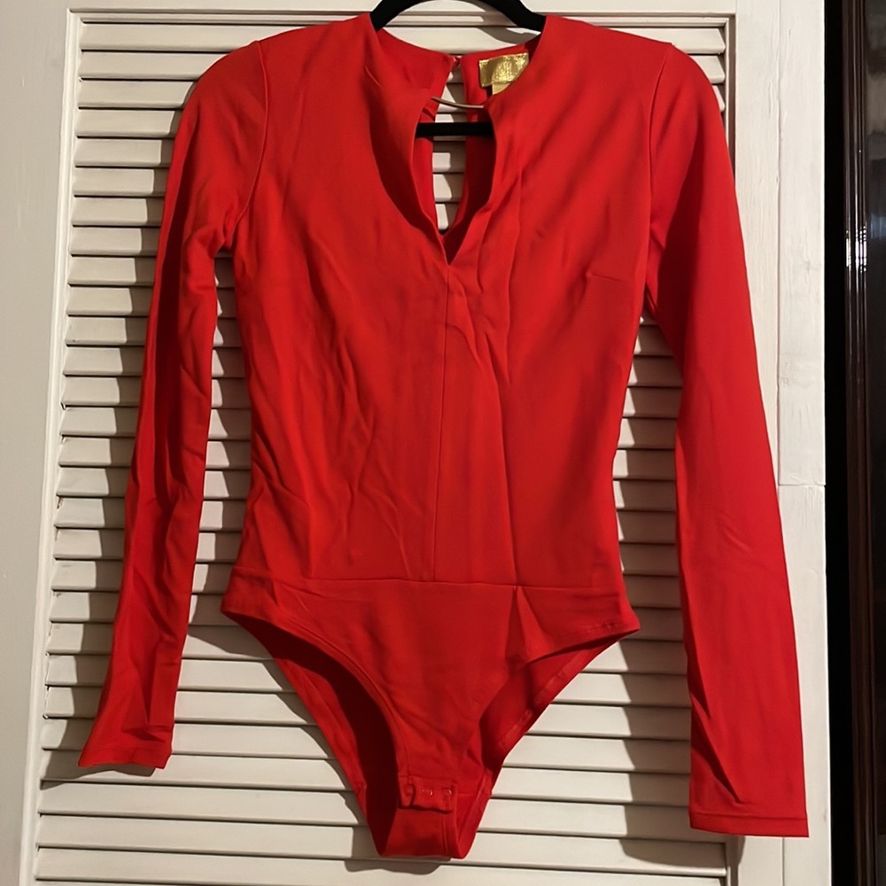 H&M Red Bodysuit